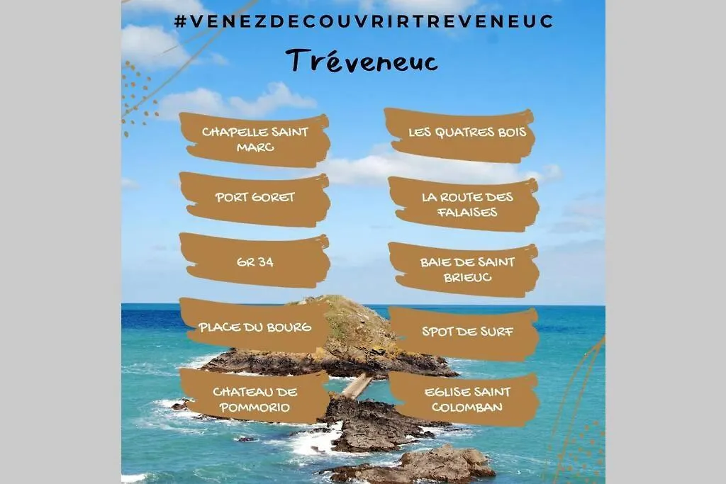 Holiday home Maison Classee 4 Etoiles Tout Confort Avec Espace Detente Prive Acces A La Plage A Pied Treveneuc France